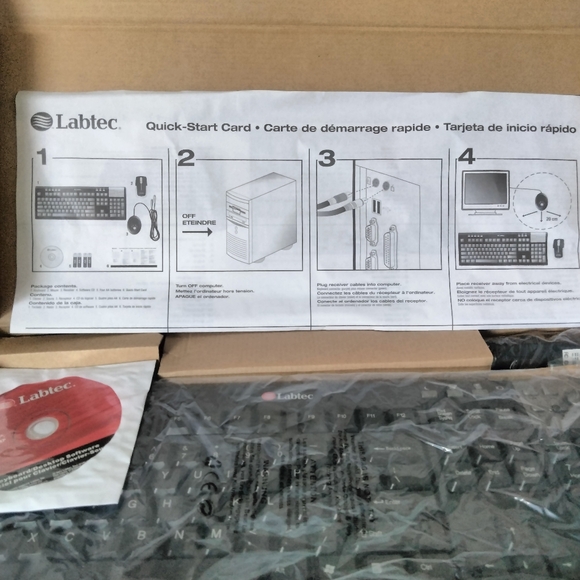 Labtec 967526-0403 Wireless Keyboard And mouse - Picture 2 of 9